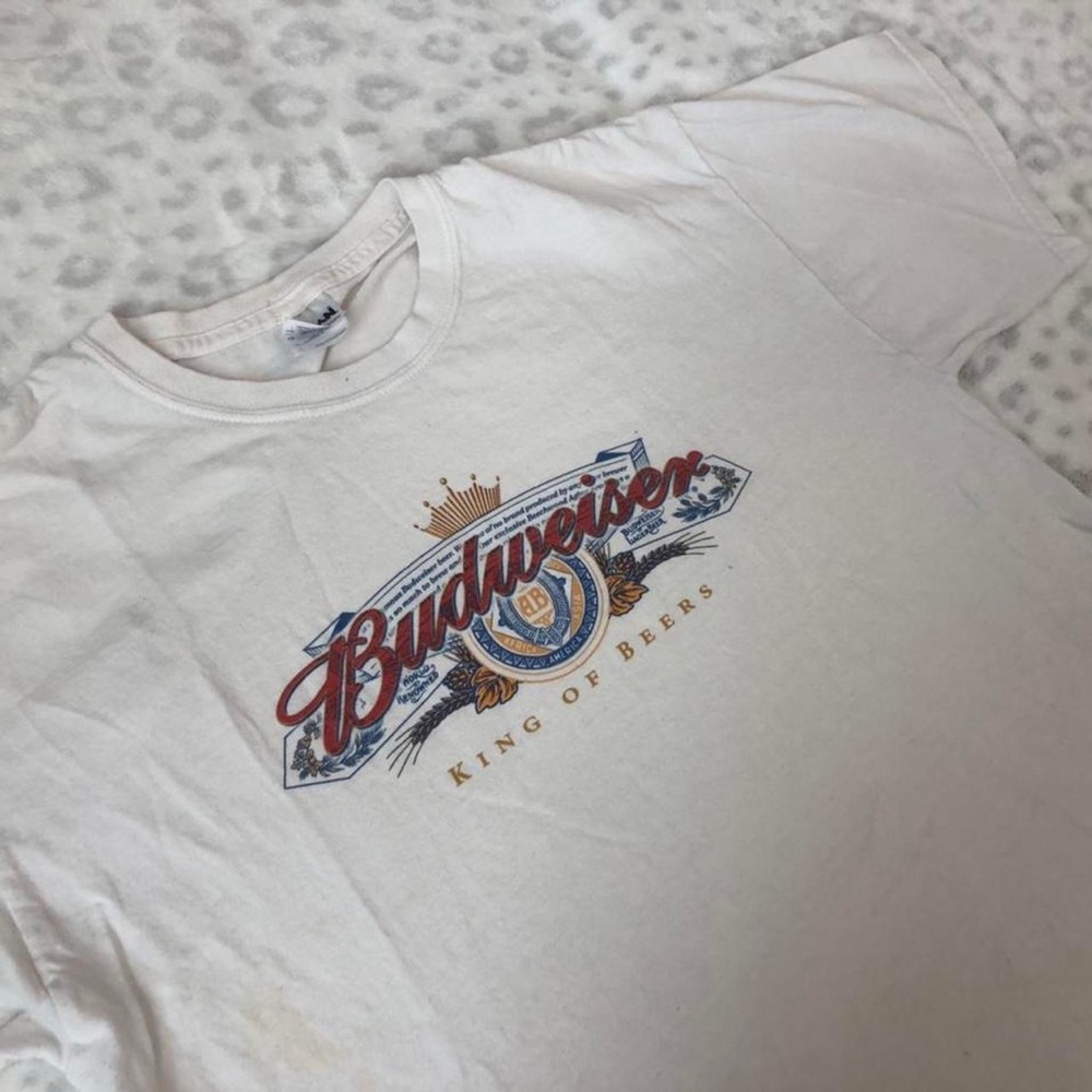 budweiser t shirt- size large